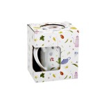 Česká louka 0,25 l – porc. hrnek s nerez sítkem a pokličkou