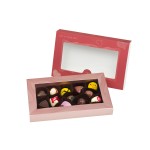 Dárková krabička s 13 pralinkami - červená