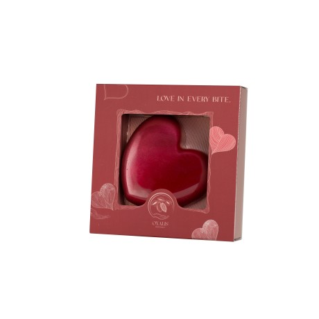 Srdce plné lásky – červená dárková krabička, 75g