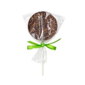 Kulaté lízátko z hořké čokolády, 25 g