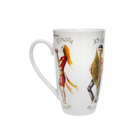 Continents 0.45 l - porcelain mug