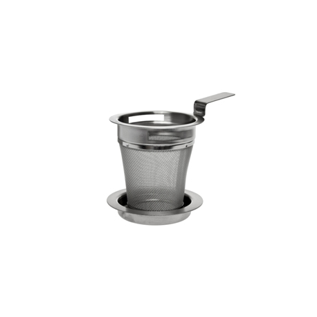 Teapot strainer 5 cm with a drip tray