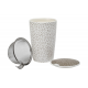 Stoney White - double wall porcelain mug 0.33 l