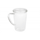 Itaka glass mug 0.4 l with a lid