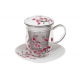 Cherry Blossom - glass mug 0.35 l