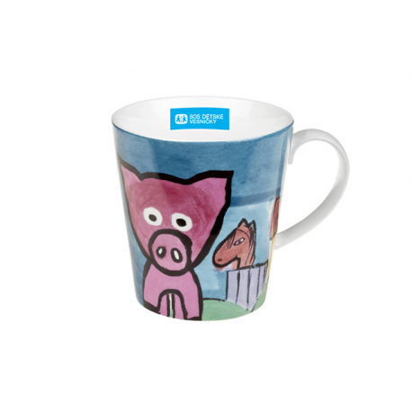 Piggy - porcelain mug 0.3 l