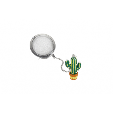 José koule 5 cm - nerezové sítko se závěsem kaktusu