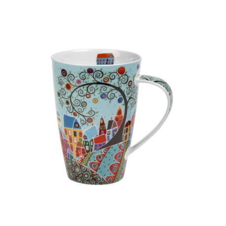 Village View - porcelain mug 0.6 l