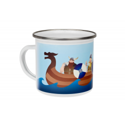 Vikings 0.35 l - enamelware mug