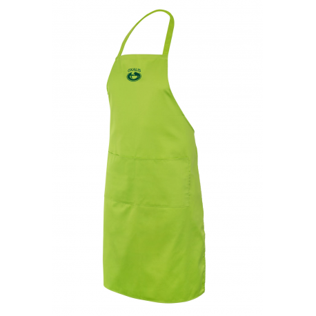 Apron with a pocket - light green