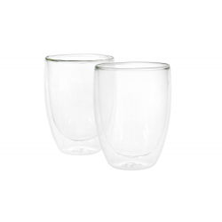 Cappuccino cups 0.2 l, double walled, 2 pcs