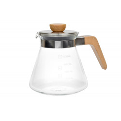 Woody 0.6 l - borosilicate glass teapot
