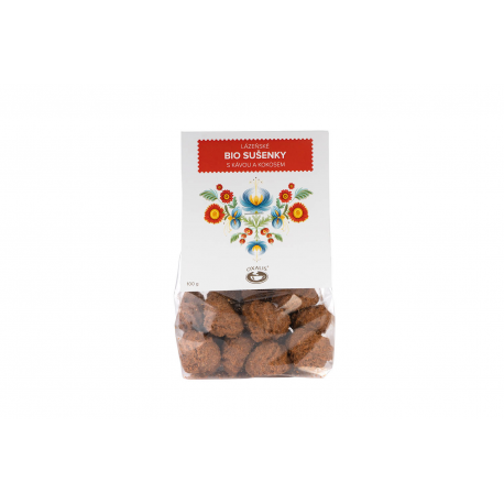 Organic Cacao Biscuits with Coffee and Coconut 80g