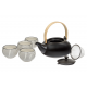 Japandi - stoneware set with a stainless steel strainer
