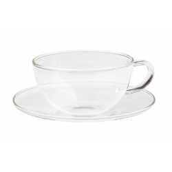 Argo 0,15 l - glass cup with saucer