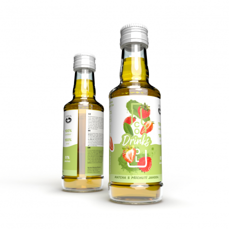 Matcha s příchutí Jahoda 200 ml