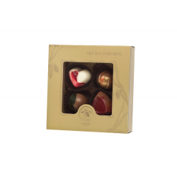 Gift box GOLD with 4 pralines