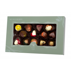 Gift box GREEN with 13 pralines