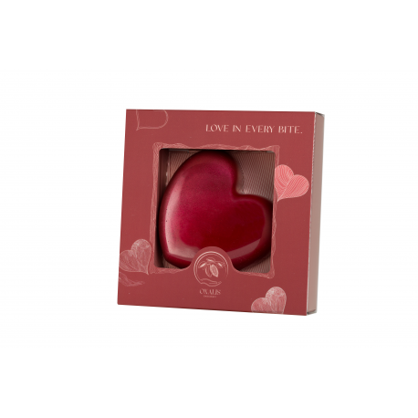 Srdce plné lásky – červená dárková krabička, 75g