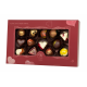 Gift box RED with 13 pralines