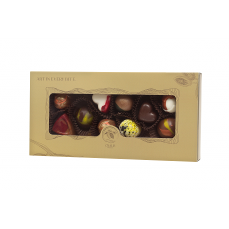 Gift box GOLD with 10 pralines