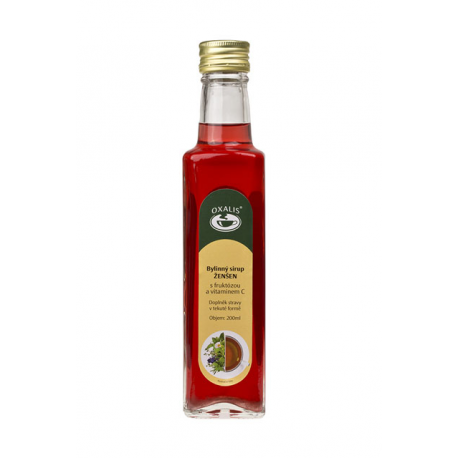 Bylinný sirup ženšen 250 ml