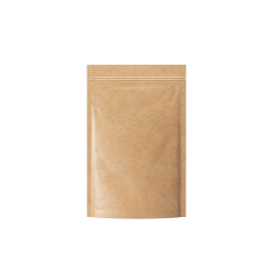 ECO-friendly compostable zip bag - plain 250 g, 18 x 4.7 x 26 cm