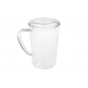 Itaka skleněný hrnek 0,4 l s víčkem